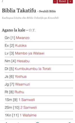 Biblia Takatifu : Bible in Swahili Audio book 1