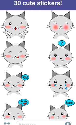 Cat - Cute stickers 2