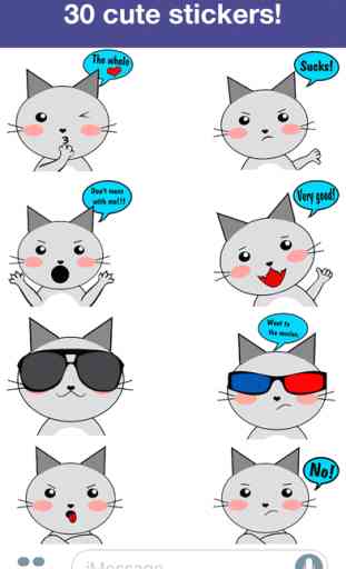 Cat - Cute stickers 3