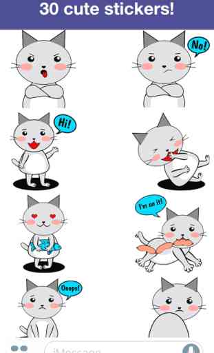 Cat - Cute stickers 4