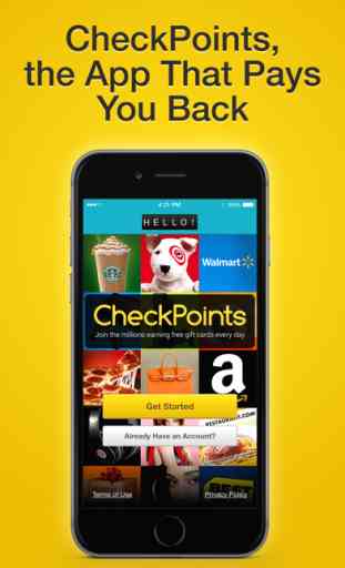 CheckPoints #1 Rewards App 1