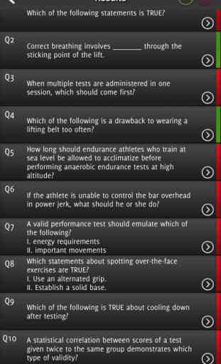 CSCS Strength Test Exam - All the Questions 4