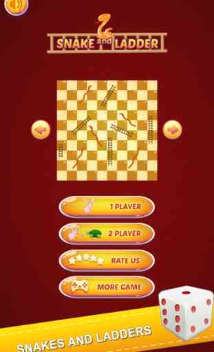 Flashy Snake And Ladders Game Two Player Classic 1