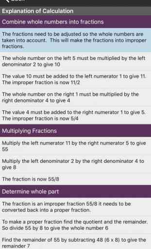 Fractions Calculator 2