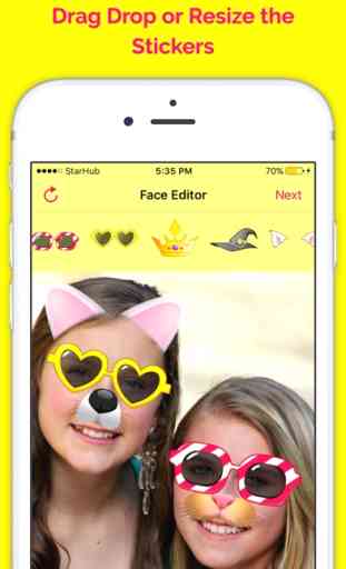 Funny Face Filters - Face Snow 4