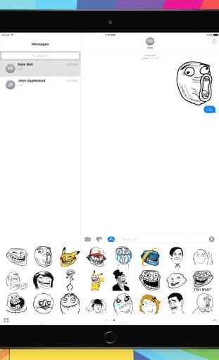 Funny Sticker - Emoji for iMessage keyboard 3