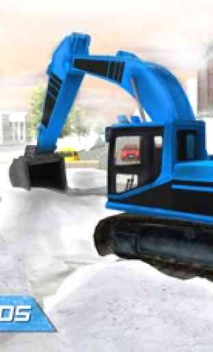 Heavy Snow Excavator Simulator - Plow Truck Rescue 1
