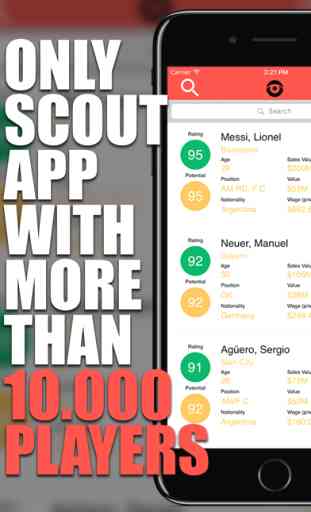 iScout - FM 2017 Football Player Scout 1
