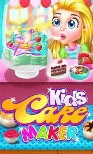 Kids Cake Maker Food Cooking Games for girls 1