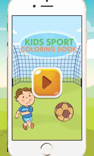 Kids Sport Coloring Book 3