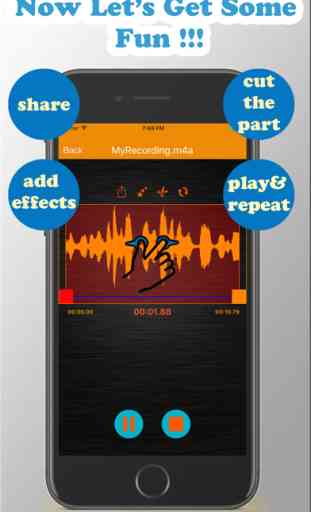 LF Recorder - HD Voice Record, play & edit audio 2