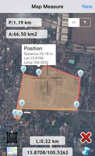 map measure planimeter : land area and distance 1