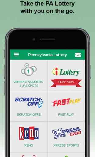 PA Lottery Official App 1