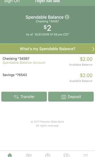 Peoples State Bank Mobile App 2