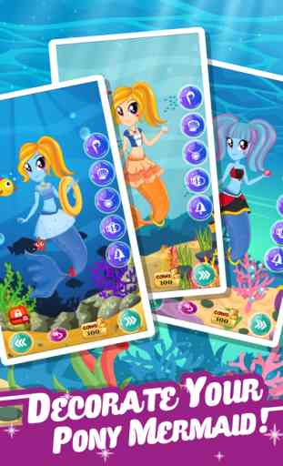 Pony Dress Up Game for Girls - Create Your Mermaid 4