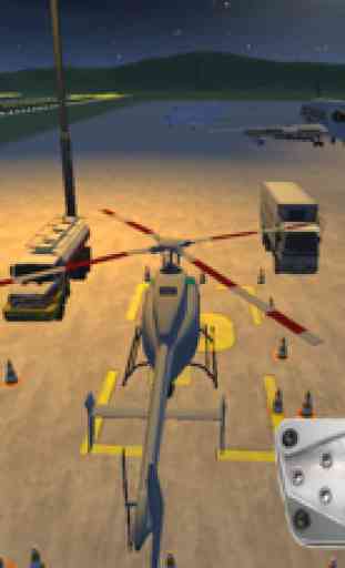 Real Helicopter Driving & Airport Parking Game 1