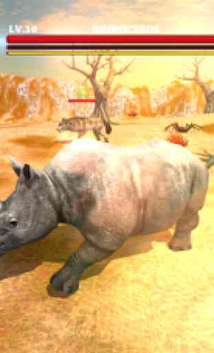 Rhino Africa Simulator : Wild Animal Survival Game 1
