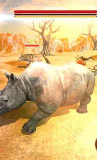 Rhino Africa Simulator : Wild Animal Survival Game 4