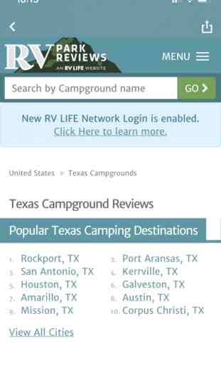 RV Park and Campground Reviews 1