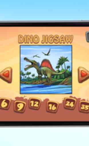 T Rex Dinosaur Jigsaw Puzzle Game for Kids 2
