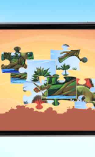 T Rex Dinosaur Jigsaw Puzzle Game for Kids 3