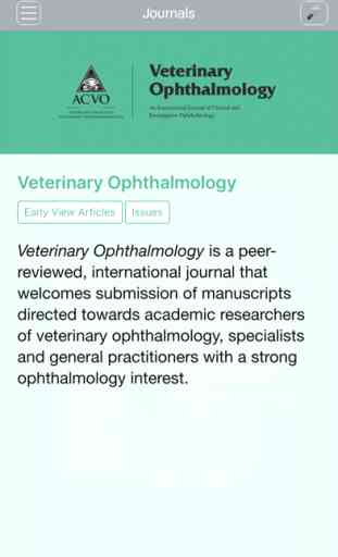 Veterinary Ophthalmology 1