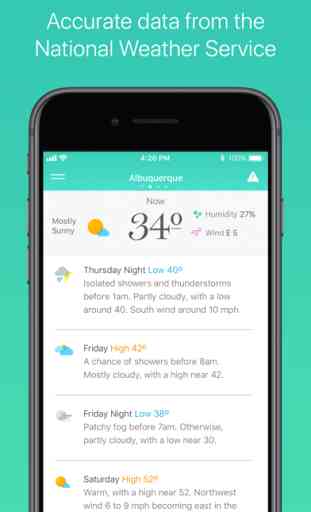 Weather Simple – NWS Forecasts 2