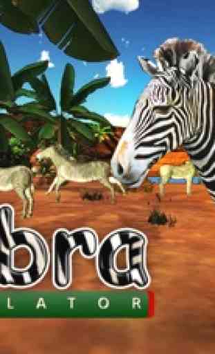 Zebra Simulator & Animal Wildlife Game 1