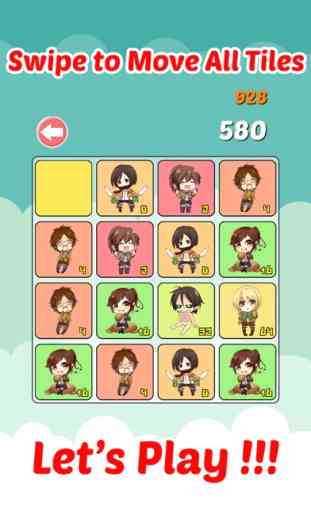 2048 Manga : Slide The Tiles Numbers Puzzle Match Games Free Editions for Attack On Titan 1