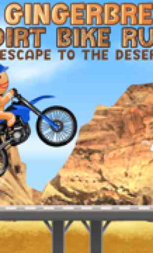 A Gingerbread Dirt Bike Run 2: Escape To The Desert – Free HD Racing Game 1