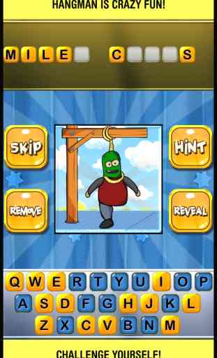 A Hangman Word Quiz: classic hang man word guess games for kids 1