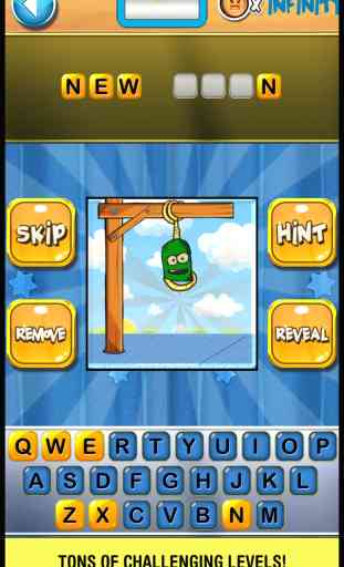 A Hangman Word Quiz: classic hang man word guess games for kids 2