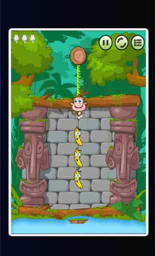 A Silly Monkey - cut the vines and swing from rope to rope to land on the island! 3