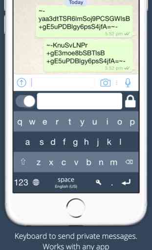 Secure Text Keyboard - Encrypt your private messages for WhatsApp, email, etc 1