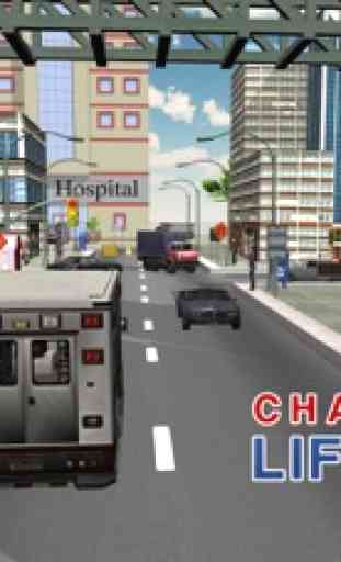 3D Ambulance Driver Simulator – Emergency vehicle driving & parking game 1