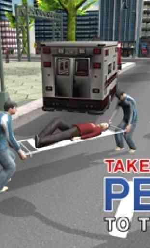 3D Ambulance Driver Simulator – Emergency vehicle driving & parking game 2