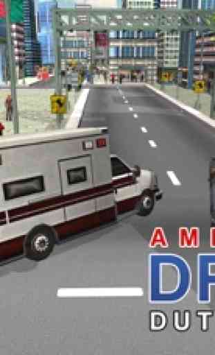 3D Ambulance Driver Simulator – Emergency vehicle driving & parking game 3