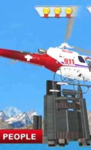 911 Ambulance Rescue Helicopter Simulator 3D Game 1