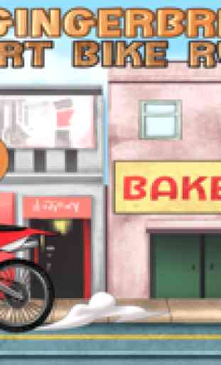 A Gingerbread Dirt Bike Run - Free HD Racing Game 1