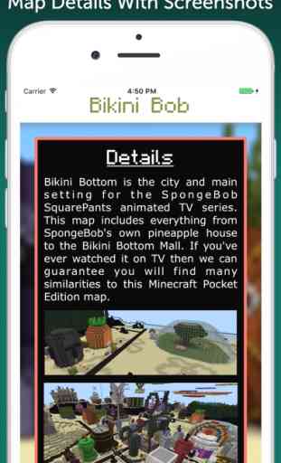 Bikini Bob Map for Minecraft PE - MCPE 3