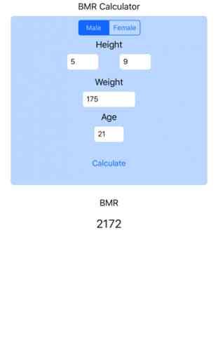 BMR Calculator - Basal Metabolic Rate Calc Resting 1
