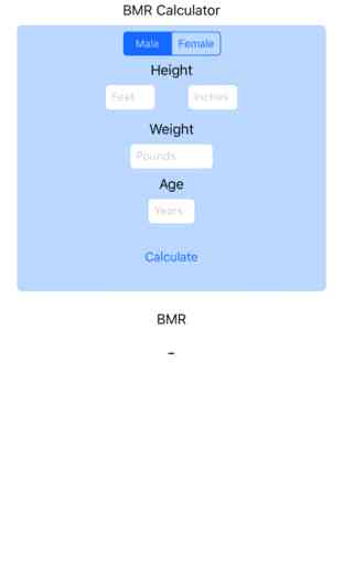 BMR Calculator - Basal Metabolic Rate Calc Resting 3