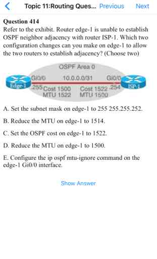 CCNA Question, Answer and Explanation 2