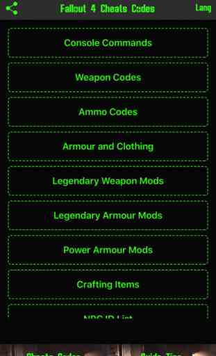 Cheats & Guide for Fallout 4 1