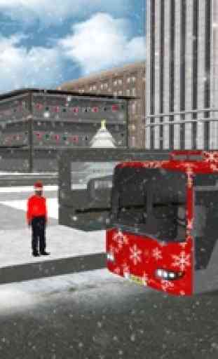 Christmas Party Bus Simulator 3D: Tourist ski 2016 2