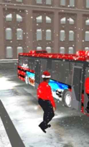 Christmas Party Bus Simulator 3D: Tourist ski 2016 4