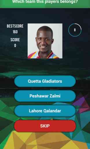 Cricket Player Team - PSL Quiz 2