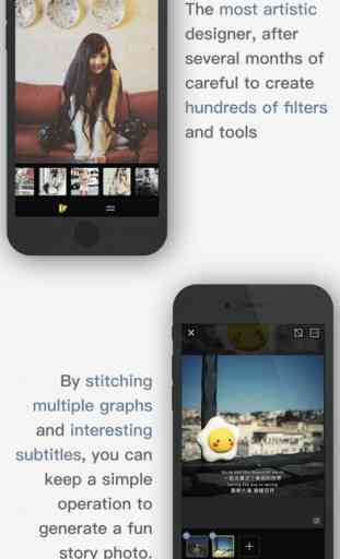 Danmo - Beauty Snap Story Splicing Camera · Photos Become Film Video 3