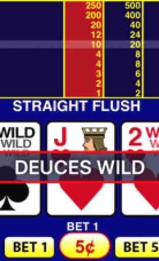 Deuces Wild Video Poker 1