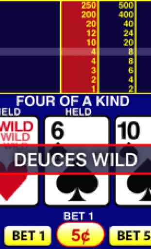 Deuces Wild Video Poker 3